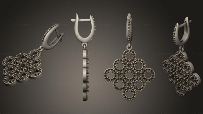 Jewelry (Earrings68, JVLR_0394) 3D models for cnc